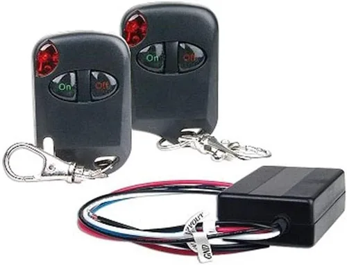 Vista 3 de iMBAPrice Control remoto de canal inalámbrico de 12 V, 6 amperios resistente para coche y barco con función de encendido y apagado