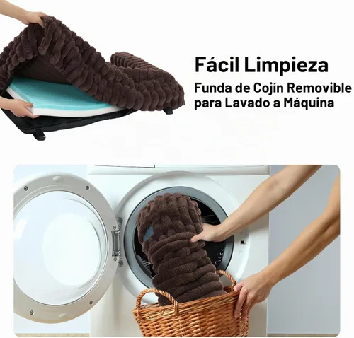 Vista 6 de Veehoo Cama elevada para perros con cojín de cojín, sofá cama de felpa esponjosa para perros pequeños, gatos, cuna elevada lavable para mascotas