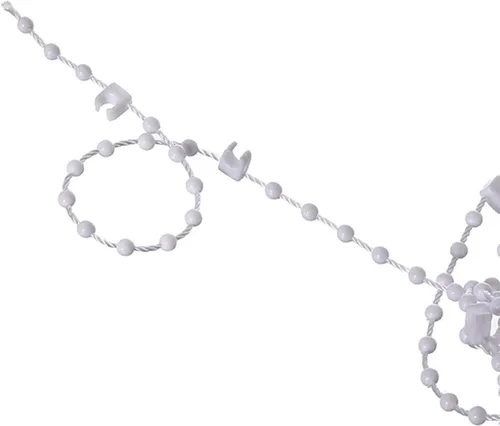 Vista 3 de Kit de reparación de pesos inferiores verticales con cadena y conector de plástico de repuesto de 32.8 ft, accesorios para persianas verticales
