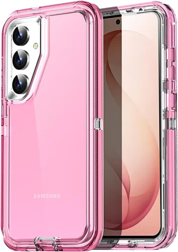 Vista 21 de AICase Funda transparente 3 en 1 para Samsung Galaxy S26, resistente protección contra caídas, cuerpo completo, a prueba de golpes, a prueba