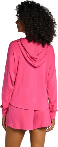 Vista 2 de La Blanca Suéter con capucha para mujer