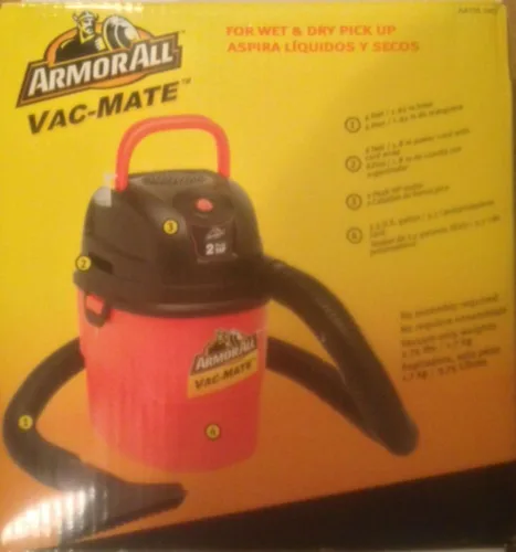 Vista 2 de Armor All Mate - Aspiradora utilitaria húmeda/seca (AA1550902), naranja
