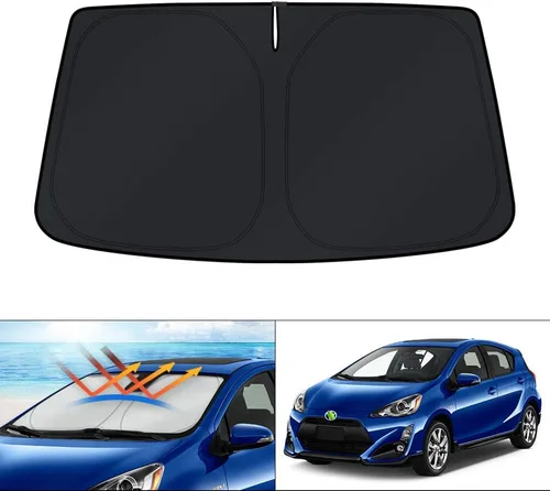 Vista 139 de KUST Parasol para parabrisas para BMW X1 F48 2016, 2017, 2018, 2019, 2020, 2021, 2022, accesorios de ajuste personalizado, parasol plegable