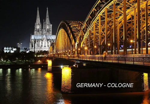 Vista 22 de Alemania Frigorífico Imanes GRP 2 (1 pieza, Ciudad: Berlín #GER31)