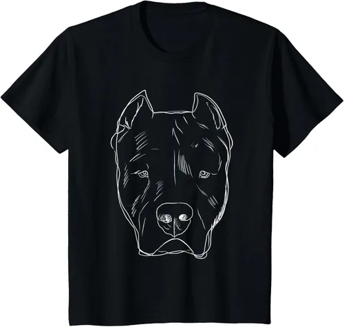 Vista 27 de Perro Dogo Argentino Camiseta Negro