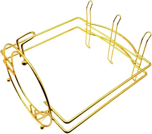 Vista 6 de YY YEARCHY Soporte para tazas de café, soporte escurridor de tazas de espresso, organizador de árbol de taza de metal con 6 ganchos para encimera
