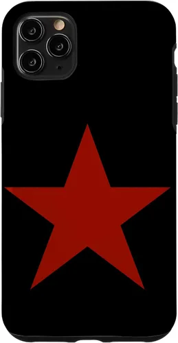 Vista 13 de Cyber Y2K Red Star On Black Front Retro Aesthetic Vintage Case for iPhone 16