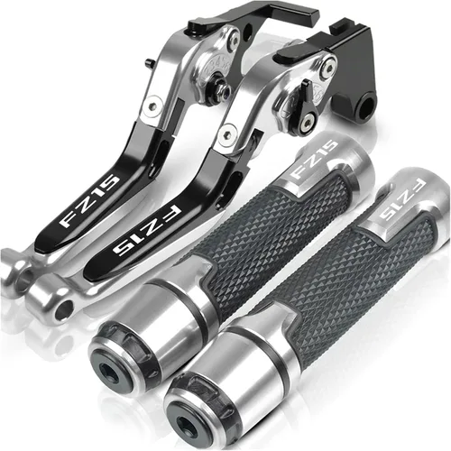 Vista 14 de SCUUBE Motorcycle CNC Accessories Adjustable Folding Extendable with A Brake Clutch Levers Handlebar Hand Grips Ends for Yama&ha FZ150I FZ 150I