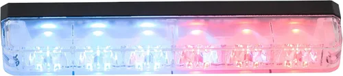 Vista 9 de Buyers Products 8892800 - Luz estroboscópica LED ultra brillante de perfil estrecho de 5 pulgadas, ámbar, 6 LED con intermitente síncrono y alterno