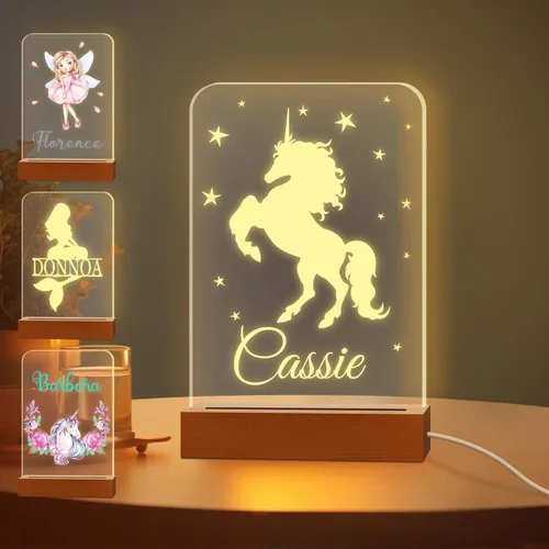 Vista 20 de Luz nocturna con foto personalizada, lámpara LED con nombre de corazón, lámpara acrílica personalizada con imagen, regalo para su novia, amante
