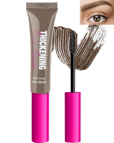 Vista 19 de Kit de gel de cejas teñido impermeable, gel de rímel de cejas engrosante y pegamento de cejas de ajuste transparente, crema de cejas de relleno