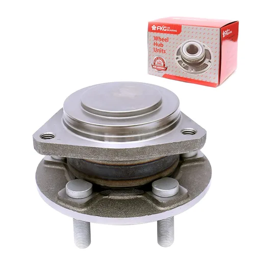 Vista 14 de FKG 513253 Conjunto de buje de cojinete de rueda delantera para A3 TT (Quattro), VW Tiguan Passat Jetta Golf CC EOS Beetle, brida de 4 pernos