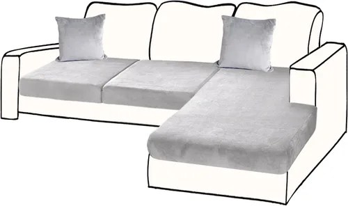 Vista 20 de BT.WA Funda de Cojín de Sofá de Terciopelo 1 Pieza Funda de Cojín de Asiento Elástica Funda de Sillón Fundas Separadas de Sofá Seccional Protector