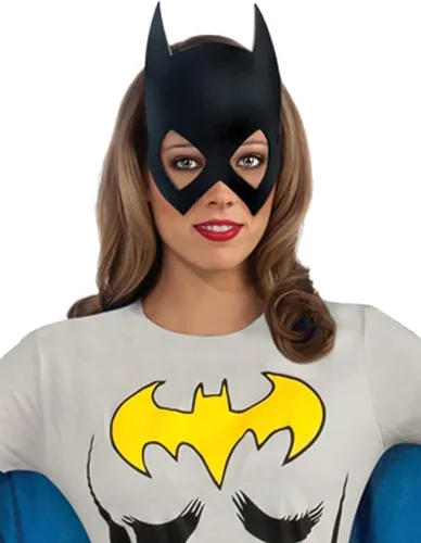 Vista 3 de DC Comics Batgirl - Camiseta con capa y máscara