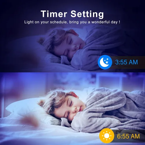 Vista 4 de PSTAR - Luces LED para TV, de 3.28 pies, retroiluminación RGB con sincronización de música, control remoto y por aplicación, alimentación por USB