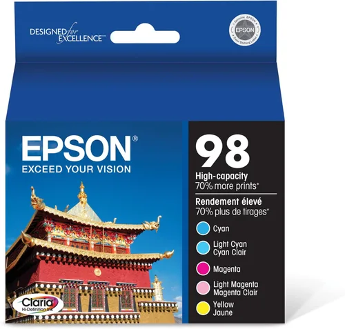 Vista 3 de Epson T098120 Claria - Cartucho de tinta negra de alta definición, 2 unidades Paquete de 2
