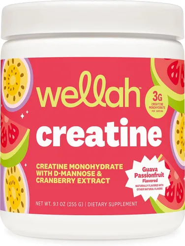 Vista 20 de Wellah Creatina para mujer (Blue Hawaii) 50 porciones, 0.11 onzas por porción Con diente de león y extracto de arándano