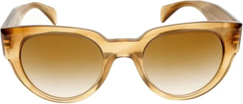 Vista 2 de Paul Smith KEASDEN PM8247SU - 14366U - Gafas de sol con marco marrón a rayas mate de 2.008in con lente marrón fundido, Rayas café mate., 51mm