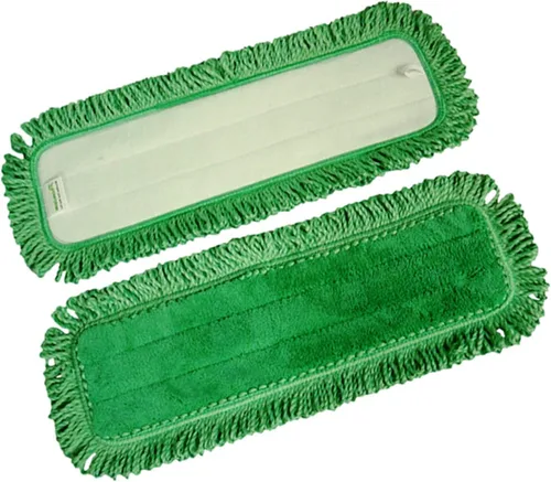 Vista 4 de Real Clean Trapeador profesional de microfibra comercial de 18 pulgadas con tres almohadillas de microfibra prémium de 18 pulgadas y 2 toallas