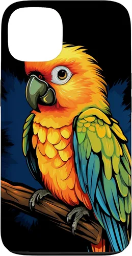Vista 7 de Sun Conure - Funda para iPhone 17, diseño de pájaro tropical
