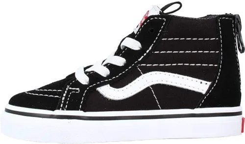 Vista 2 de Vans SK8-HI - Cremallera para niño (color negro y blanco), Multi, 8.5 bebé mayor