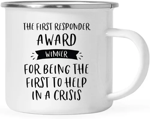 Vista 44 de Andaz Press Taza de café de acero inoxidable de 11 onzas con diseño de fogata, regalo divertido para compañero de trabajo, ganador del premio