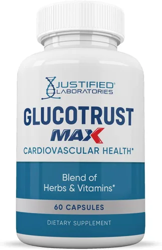 Vista 3 de Justified Laboratories Glucotrust Max 1295MG Formula Suplemento Píldoras 120 Cápsulas (paquete de 2)