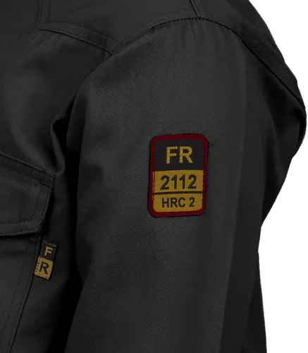 Vista 4 de Camisa resistente a llamas FR para soldadura - 100% C - 9 onzas