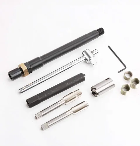 Vista 3 de WINTOOLS Kit de reparación de rosca de bujía de 26 piezas M14 x 1.25 con caja de metal