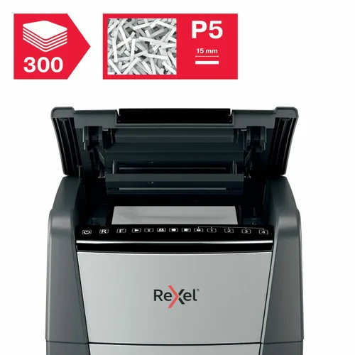 Vista 6 de Trituradora de Papel Micro Corte Rexel Optimum Auto+ 300M 60 L