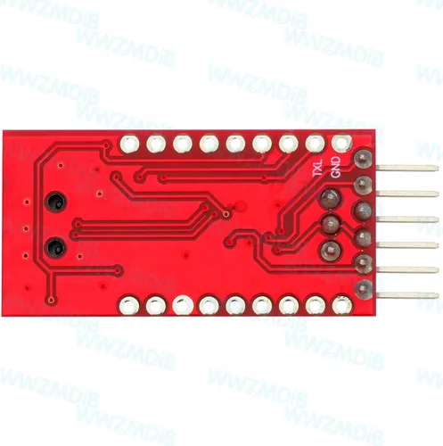 Vista 4 de WWZMDiB 2 unids mini USB a TTL convertidor serie adaptador 3.3V 5V FTDI Breakout Board programador
