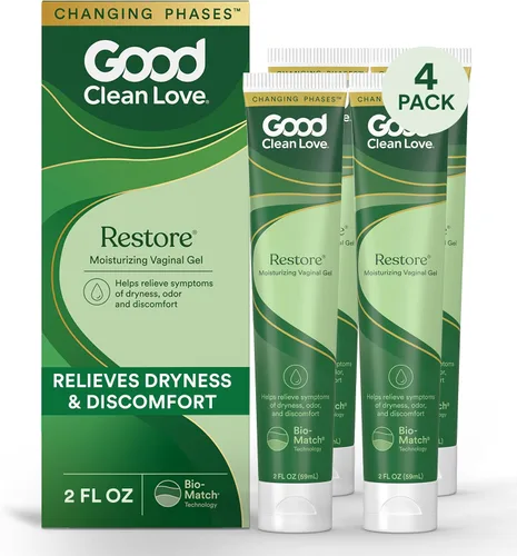 Vista 9 de Good Clean Love Restore - Gel vaginal hidratante, hidratante vaginal equilibrado con pH, cuidado femenino a base de agua con aloe vera y ácido
