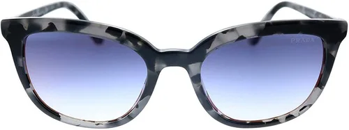 Vista 2 de Prada PR 03XS 5 1072 - Almohada de plástico gris Habana con lente de espejo azul