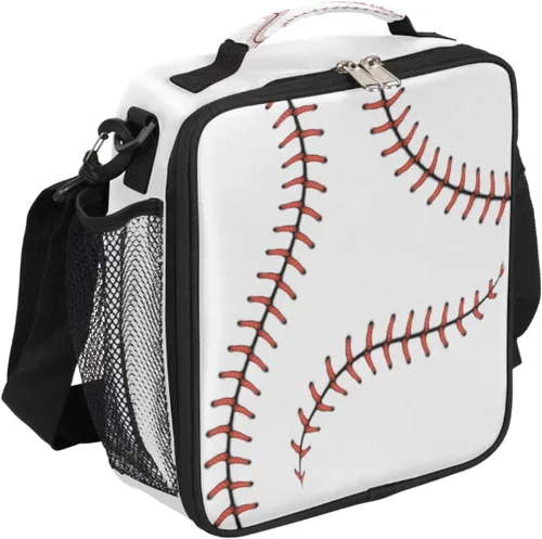 Vista 26 de Lonchera personalizada con nombre, lonchera personalizada de baloncesto, bolsa de almuerzo aislada personalizada, bolsa de preparación de comidas A