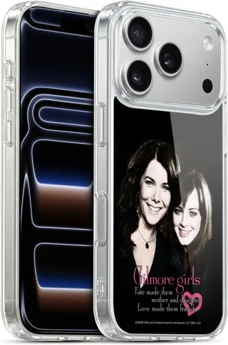 Vista 90 de Head Case Designs Gilmore - Funda negra a prueba de golpes con diseño de dibujos animados para niñas con licencia