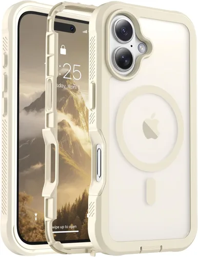 Vista 60 de jaroco - Funda magnética compatible con MagSafe para iPhone 11 de 6.1 pulgadas; protección de grado militar contra caídas, de doble capa