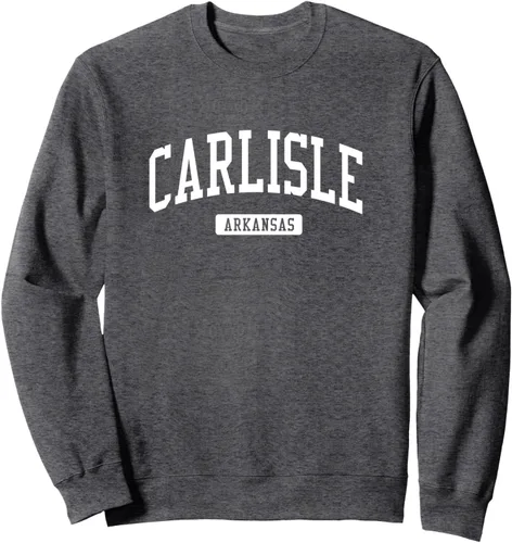 Vista 4 de Carlisle Arkansas AR - Sudadera deportiva vintage, Negro