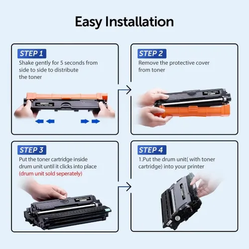 Vista 4 de TN221 TN225 Cartucho de tóner de alto rendimiento de repuesto para Brother TN 221 TN 225 compatible con MFC-9130CW HL-3170CDW HL-3140CW HL-3180CDW