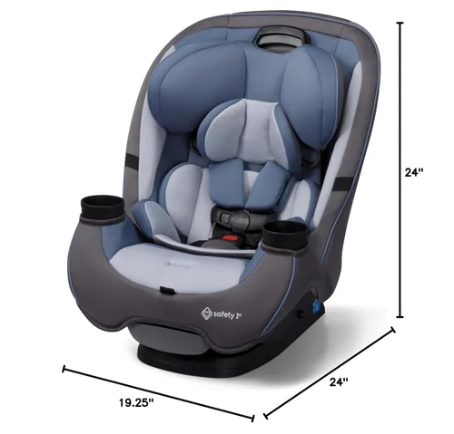Vista 21 de Safety 1st Grow and Go Asiento de coche convertible todo en uno delgado, orientado hacia atrás, de 2.3-18 kg, orientado hacia adelante (14–29 kg)