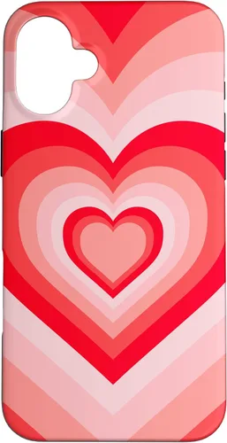 Vista 23 de Love Heart Coffee Latte Red Cute Valentines Day Phone Case for iPhone 17