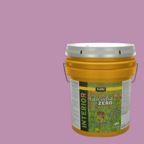 Vista 5 de Rodda Paint CASCADIA ZERO - Pintura plana e imprimación para interiores en uno, cuarto de galón, rosa Mullen