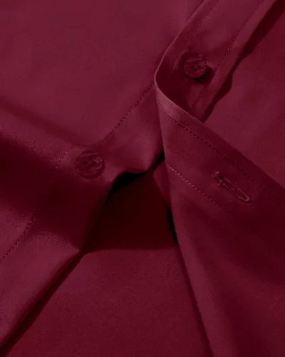 Vista 28 de Alimens & Gentle Camisas de vestir para hombre, manga larga, elásticas, sin arrugas, con botones