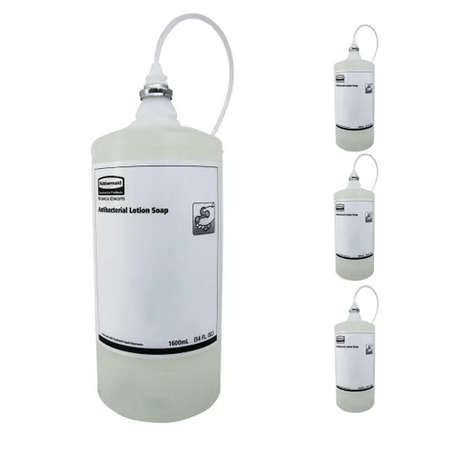 Vista 13 de Rubbermaid Commercial Products OneShot - Repuesto de jabón de manos sin tinte y fragancia, 54.1 fl oz, compatible con dispensadores de loción