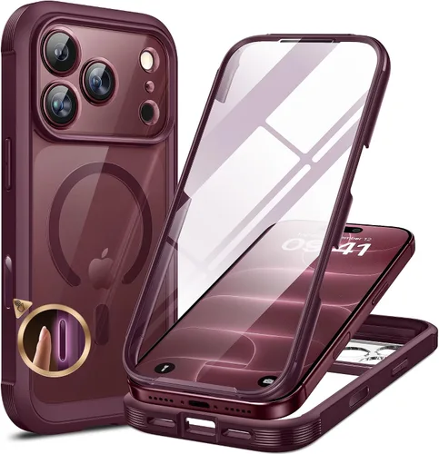 Vista 222 de Miracase Funda de teléfono para iPhone SE de 3ª/2ª generación 2022 2020 de cuerpo completo con protector de pantalla de vidrio integrado, cubierta