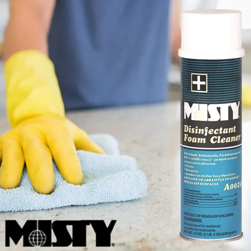 Vista 5 de MISTY Spray de espuma desinfectante - 19 oz (caja de 12)