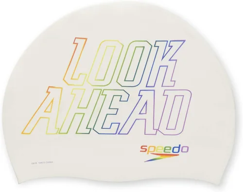 Vista 50 de Speedo - Gorra de natación, silicona sólida Negro