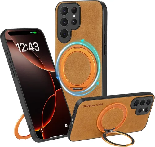 Vista 24 de Funda de silicona con soporte para iPhone 17 Pro [compatible con MagSafe] [Protección completa de la cámara] (6.3 pulgadas 2025), fundas de teléfono