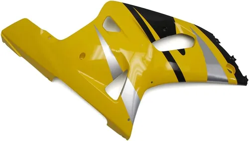 Vista 6 de Carenados de plástico ABS de inyección para Suzuki 2000 2001 2002 2003 GSXR 600 GSXR 750 01 02 03 GSX-R600 GSX-R750 Kits de cuerpo completo amarillo