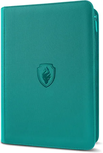 Vista 19 de Fabmaker Carpeta de tarjetas con cremallera de 4 bolsillos, carpeta de Negro