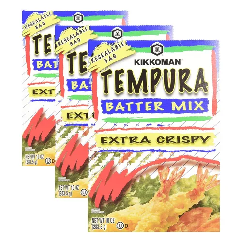 Vista 2 de Kikkoman Tempura Mezcla de masa de 10 onzas